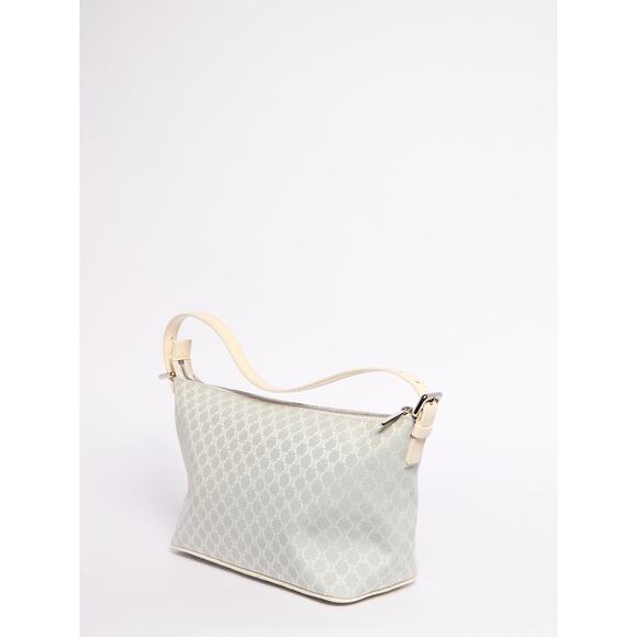 Celine Light Blue Canvas Shoulder Bag - Picture 2 of 12